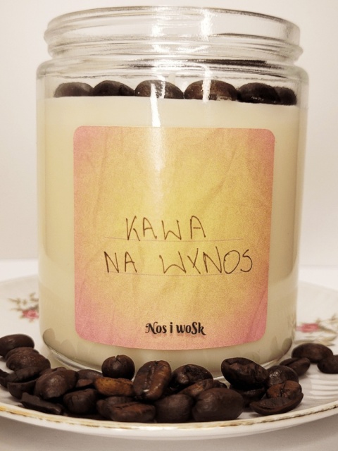 Kawa na Wysnos - szkło przezroczyste